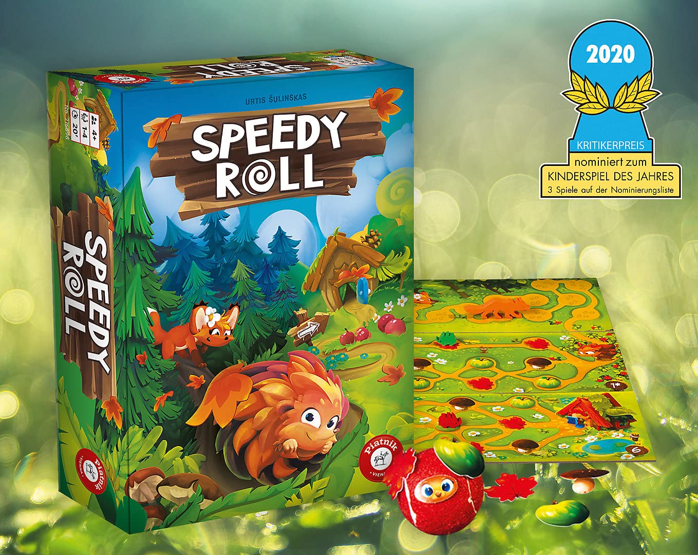piatnik-speedy-roll-7168-kinderspiel-igel-rennen image 7