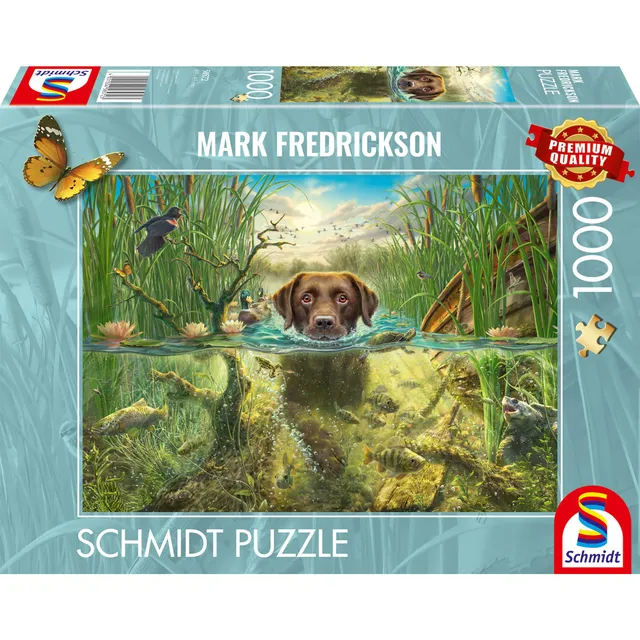schmidt-spiele-58572-brauner-labrador-puzzle-1000-teile-ab-12 image 1