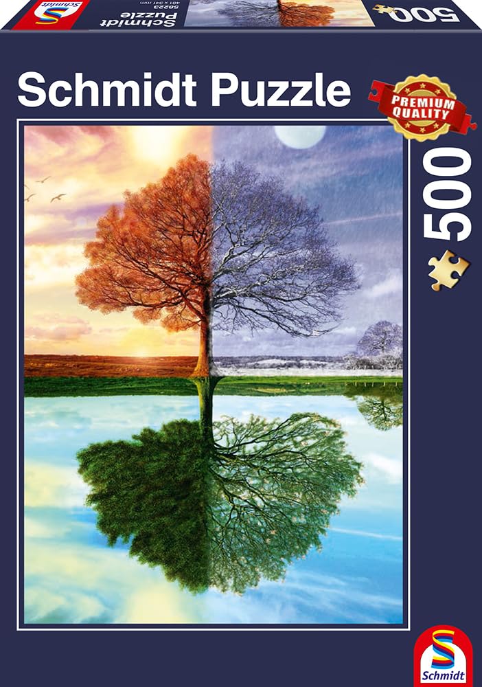 schmidt-thomas-kinkade-58223-jahreszeiten-baum-puzzle-500-teile image 4