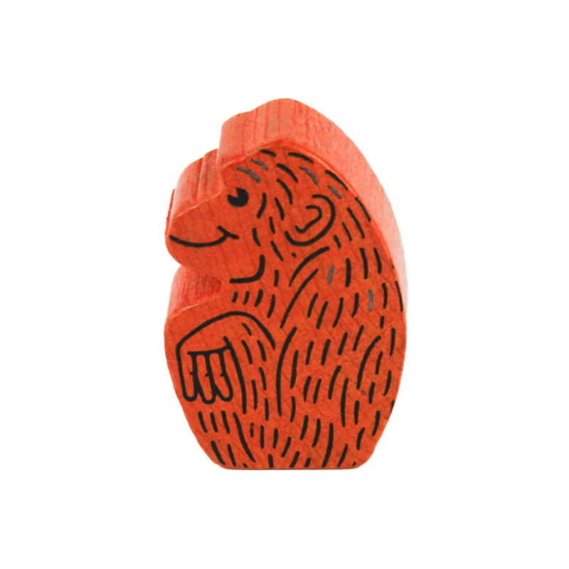 abacusspiele-zooloretto-affe-spielfigur-orange-ersatzteil image 1