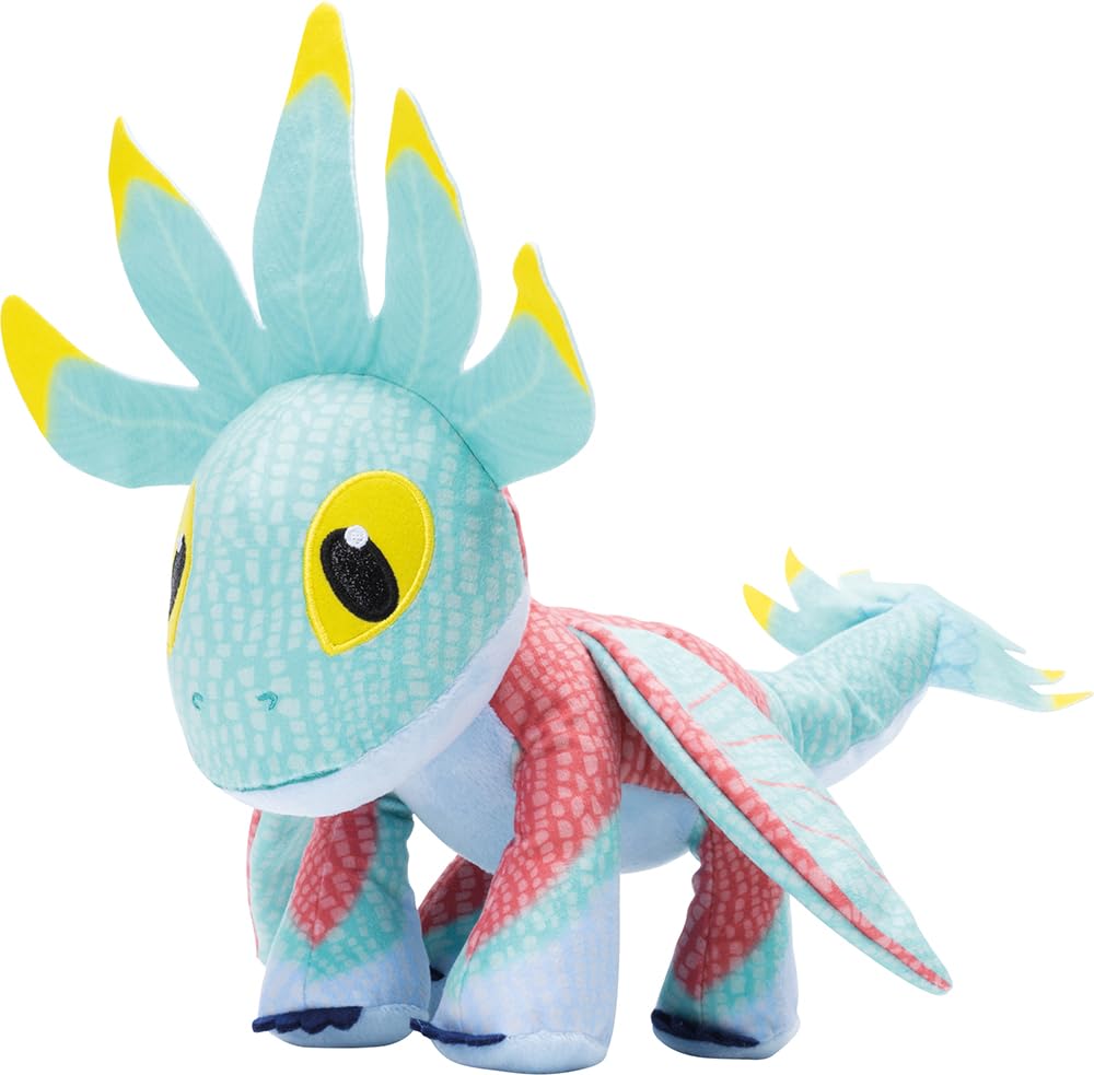 schmidt-spiele-sorgenfresser-feathers-pl-schfigur-25-cm-drache-bunt image 1