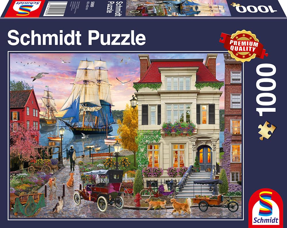 schmidt-spiele-thomas-kinkade-schiff-im-hafen-puzzle-1000-teile image 4
