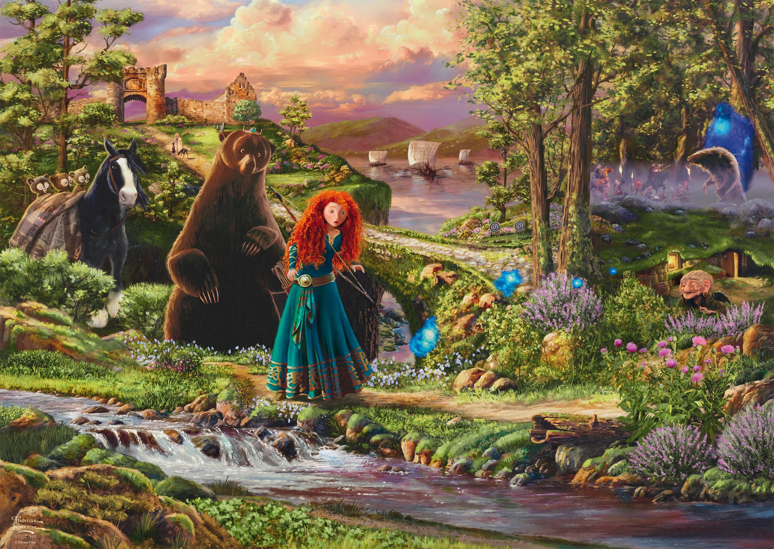 schmidt-thomas-kinkade-disney-merida-puzzle-1000-teile image 4
