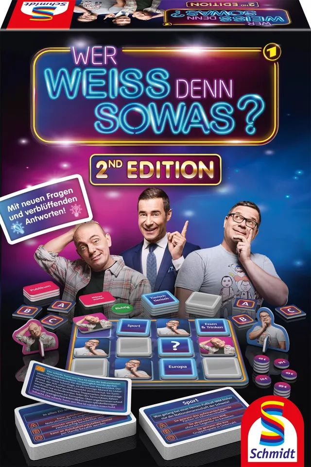 schmidt-spiele-wer-weiss-denn-sowas-2nd-edition-familienspiel-49428 image 1