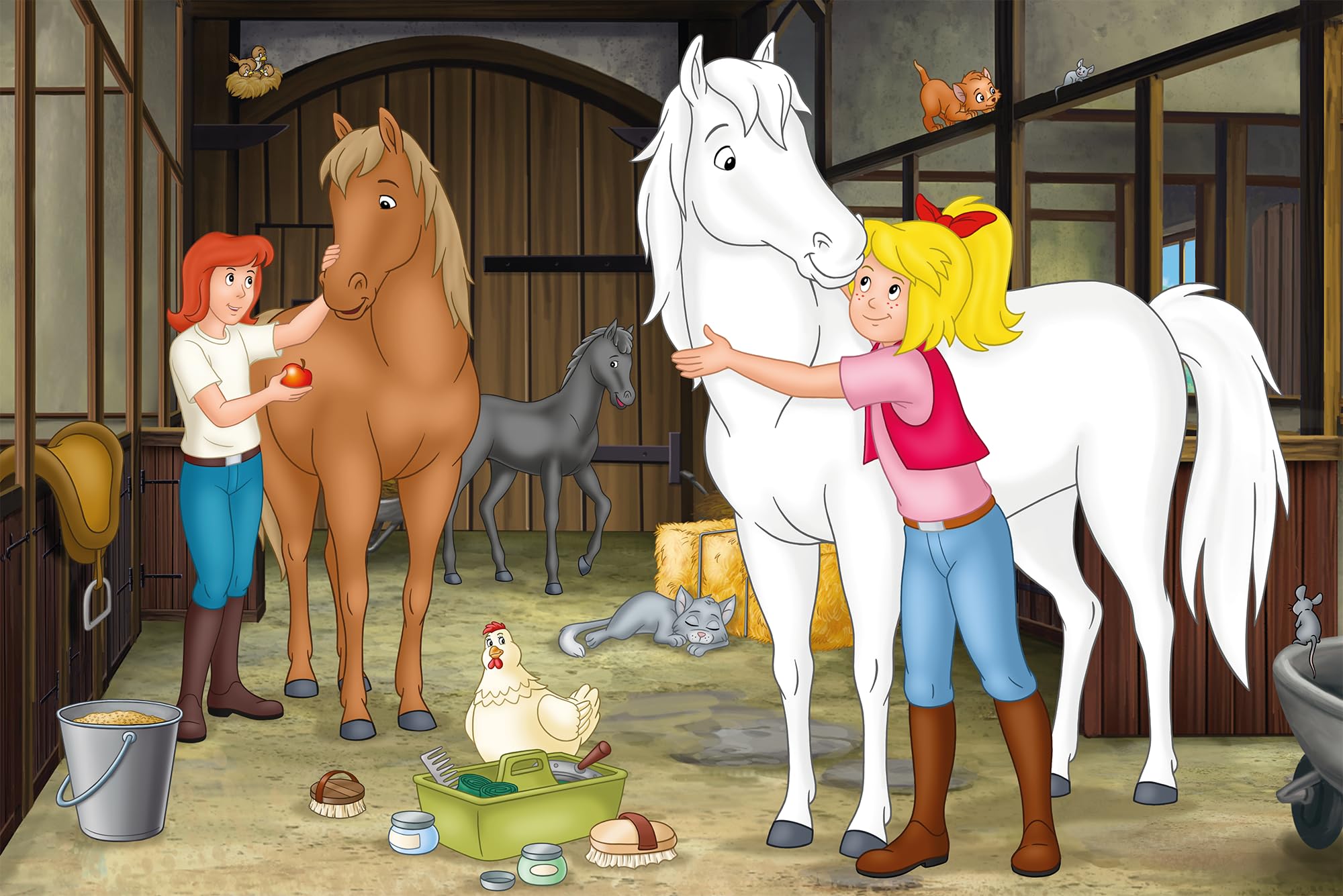 schmidt-spiele-bibi-und-tina-puzzle-set-55609-metallkoffer-4er image 6