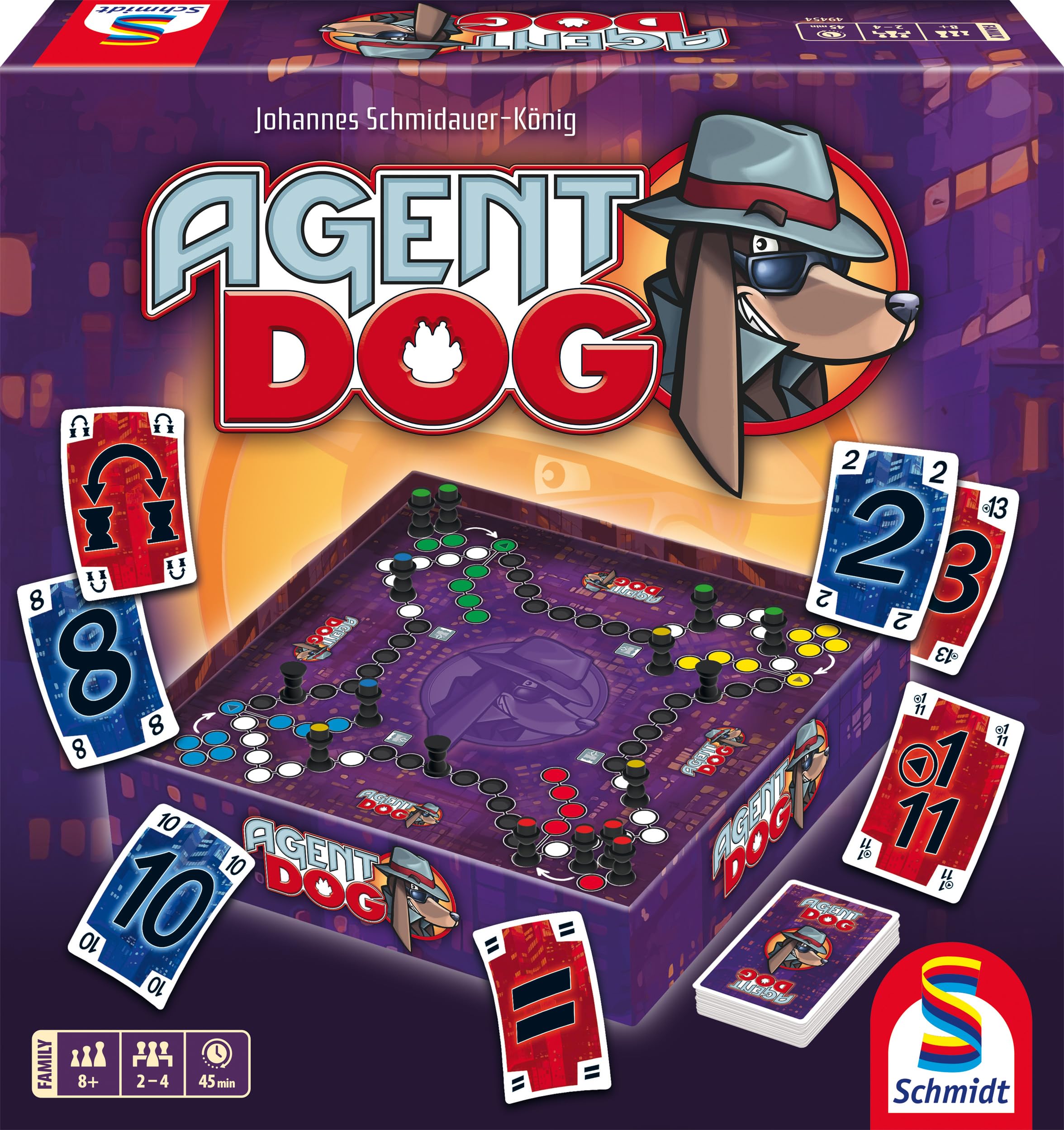 schmidt-spiele-dog-agent-dog-49454-familienspiel-black-dog-taktik image 1