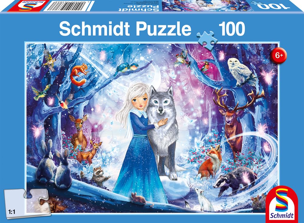 schmidt-spiele-56386-prinzessin-im-winterwald-kinderpuzzle-100-teile image 4