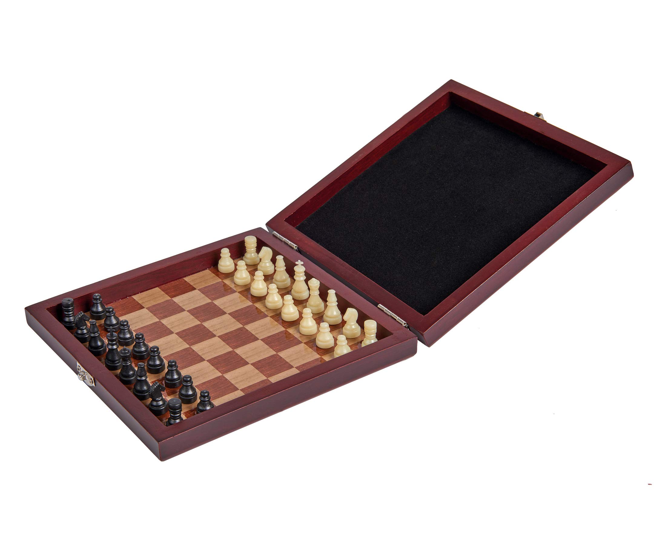 noris-deluxe-schach-reisespiel-magnetisch-holz-box-2-spieler image 5