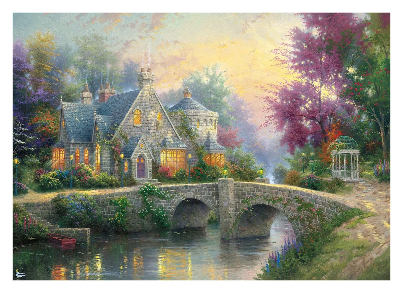 schmidt-spiele-thomas-kinkade-abendstimmung-57463-puzzle-3000-teile image 3