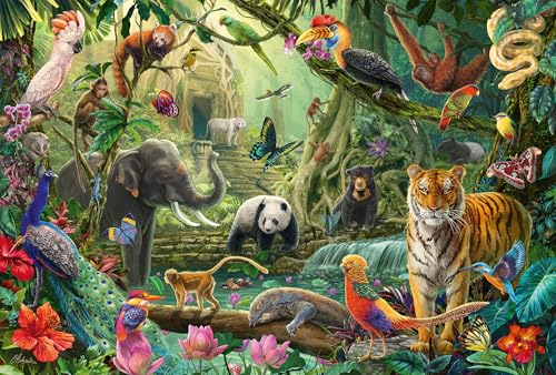 schmidt-spiele-56485-kinderpuzzle-100-teile-dschungel-tierwelt image 3