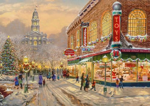schmidt-spiele-thomas-kinkade-ein-weihnachtswunsch-puzzle-1000-teile image 5