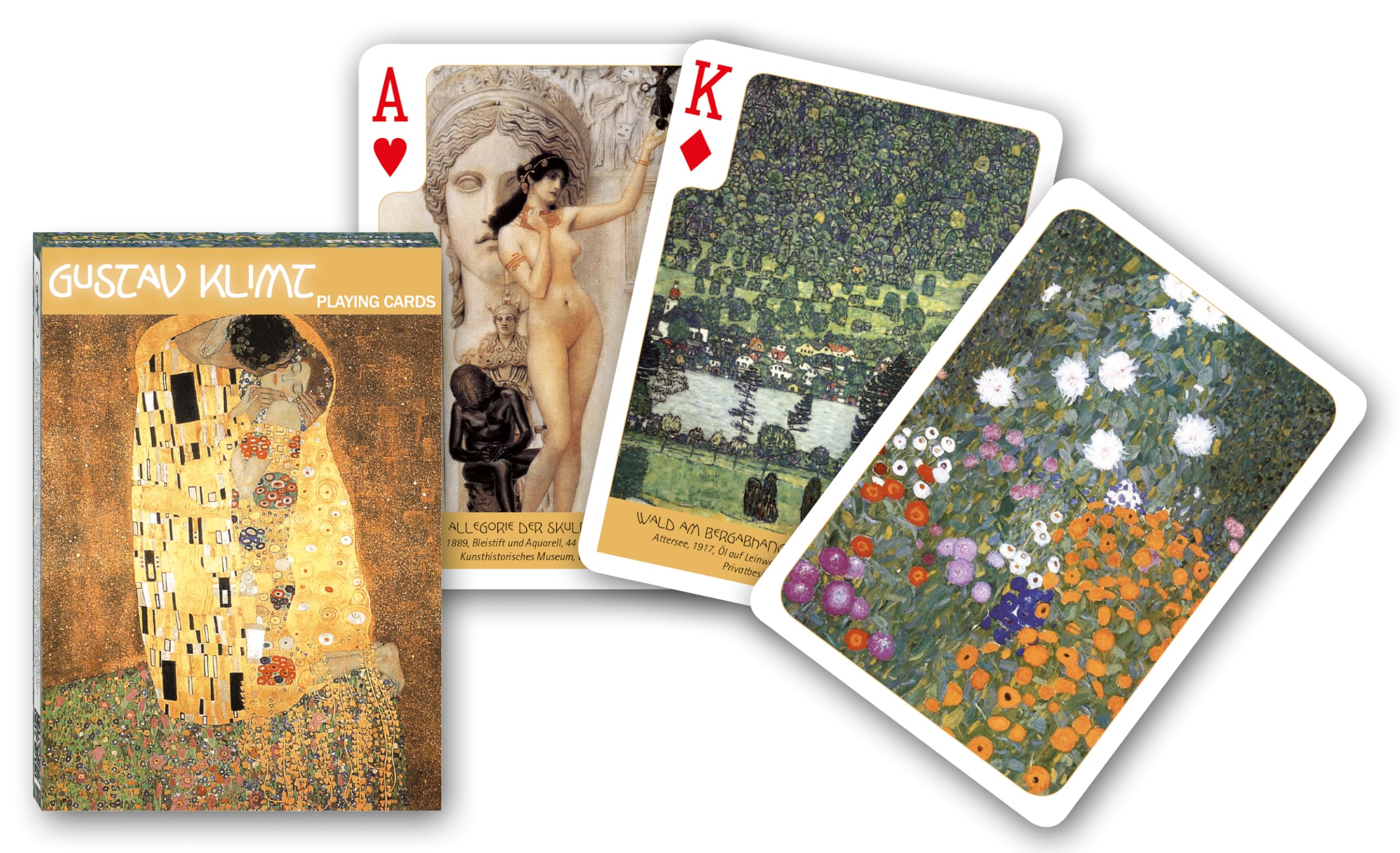 piatnik-1615-klimt-kartenspiel-55-blatt-pokerformat image 1