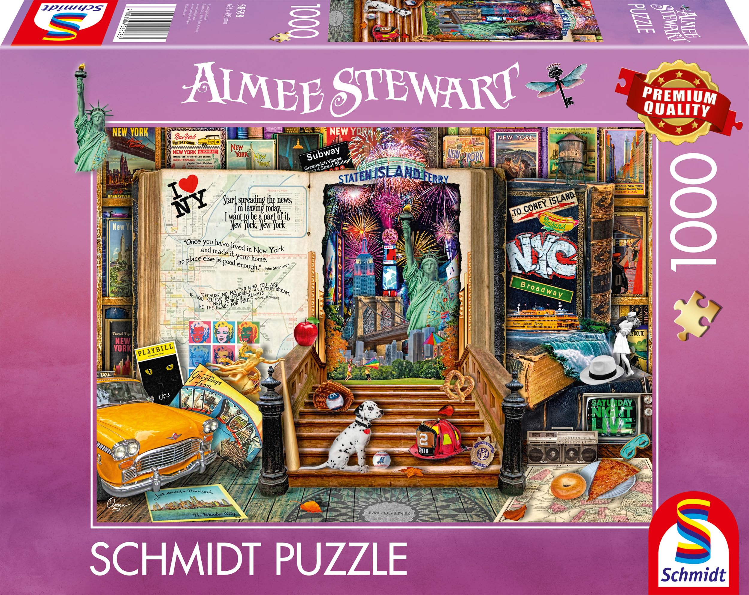 schmidt-spiele-thomas-kinkade-erinnerungen-new-york-puzzle-1000-teile image 3
