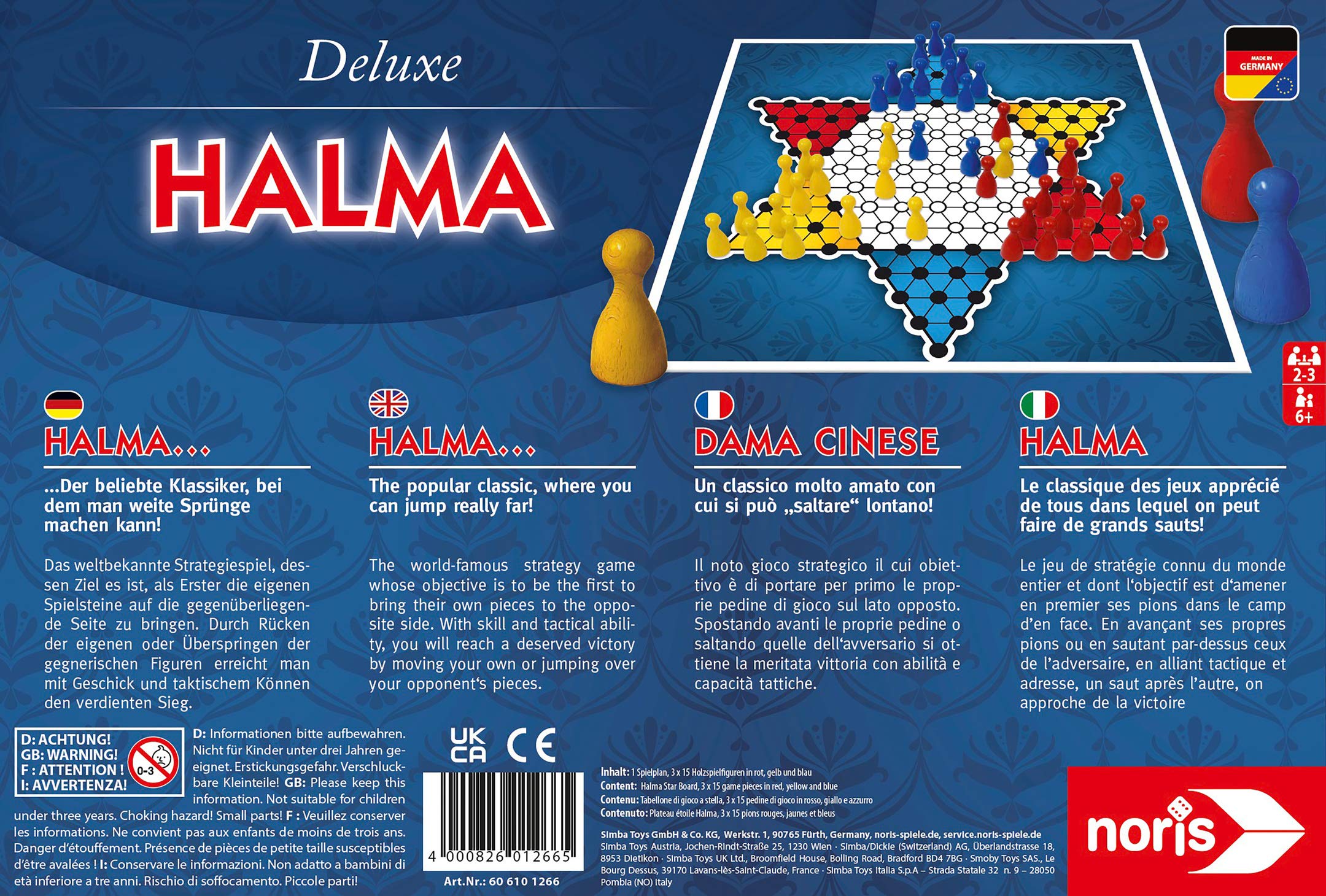 noris-deluxe-halma-606101266-brettspiel-holzp-ppel-klassiker image 2