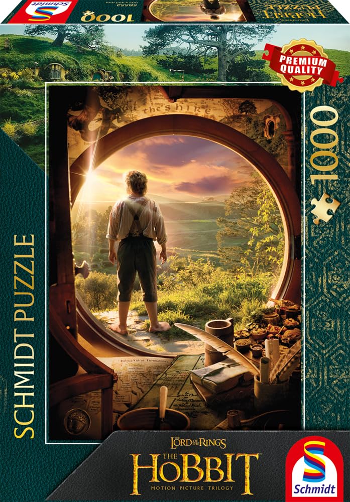 schmidt-spiele-58552-der-hobbit-puzzle-1000-teile-bag-end image 3