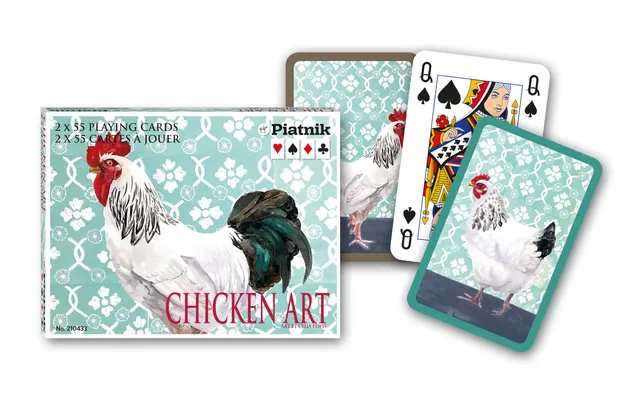 piatnik-2104-chicken-art-spielkarten-2x55-blatt image 1