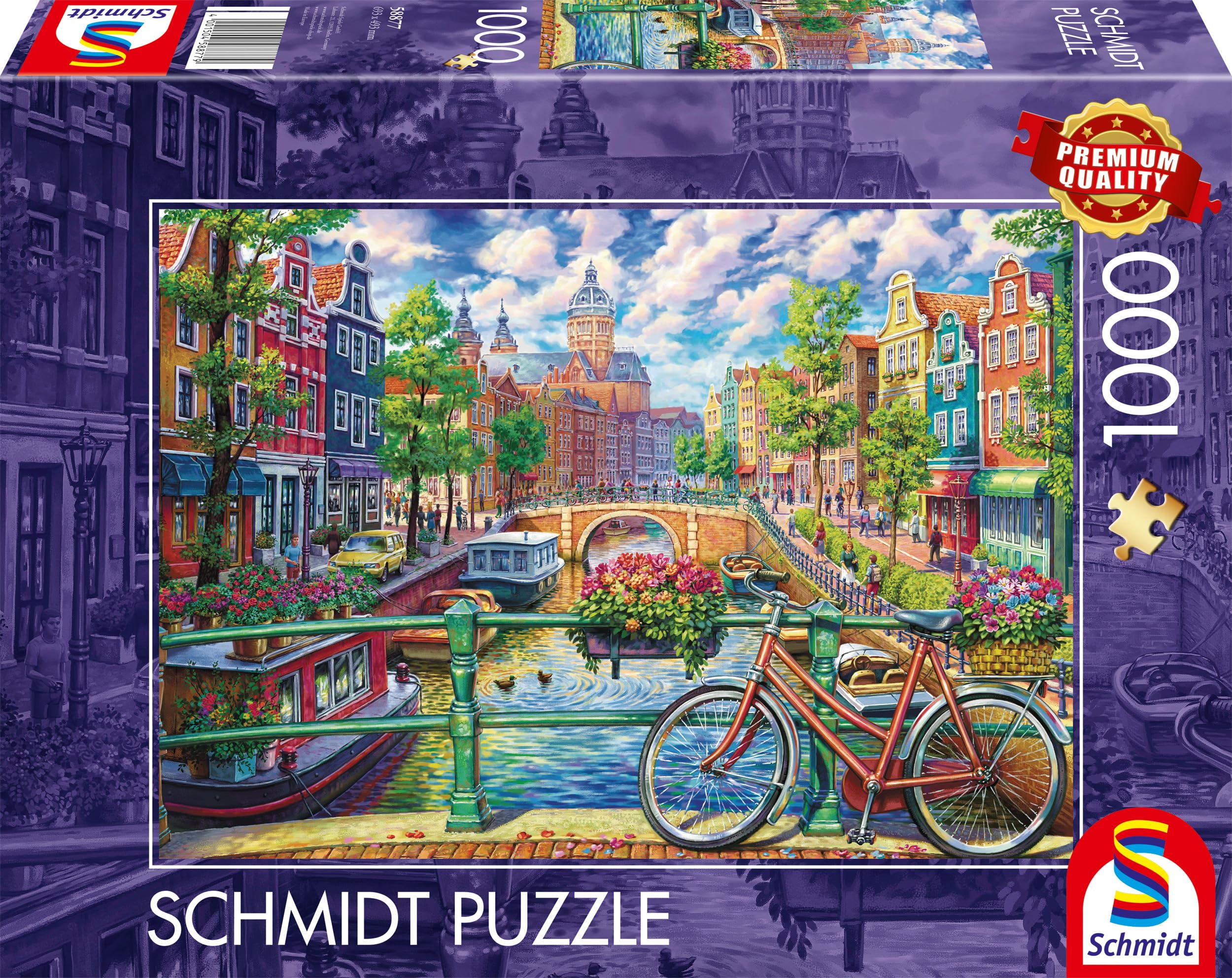 schmidt-thomas-kinkade-amsterdamer-grachtenzauber-puzzle-1000 image 4