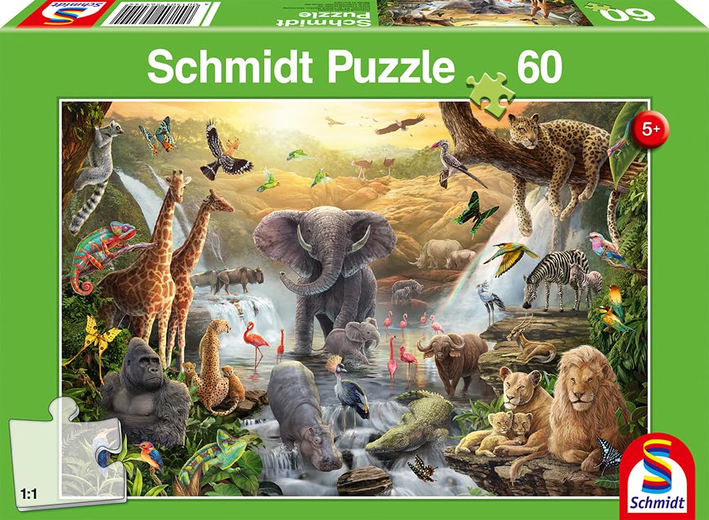 schmidt-spiele-tiere-in-afrika-kinderpuzzle-60-teile-ab-5 image 4