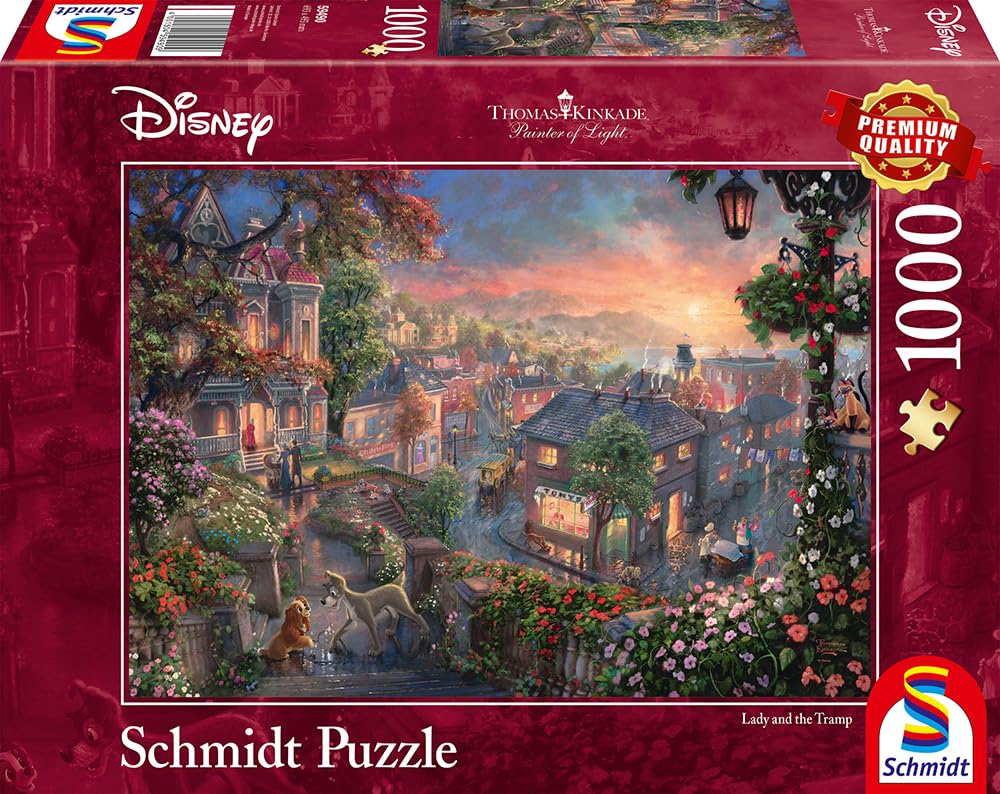 schmidt-spiele-thomas-kinkade-susi-und-strolch-puzzle-1000-teile image 4