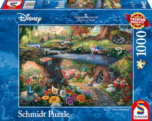 schmidt-spiele-thomas-kinkade-alice-im-wunderland-puzzle-1000-teile image 8