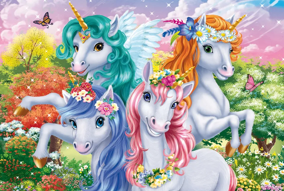 schmidt-spiele-56583-einhorn-schnappschuss-kinderpuzzle-100-teile-ab-6 image 1