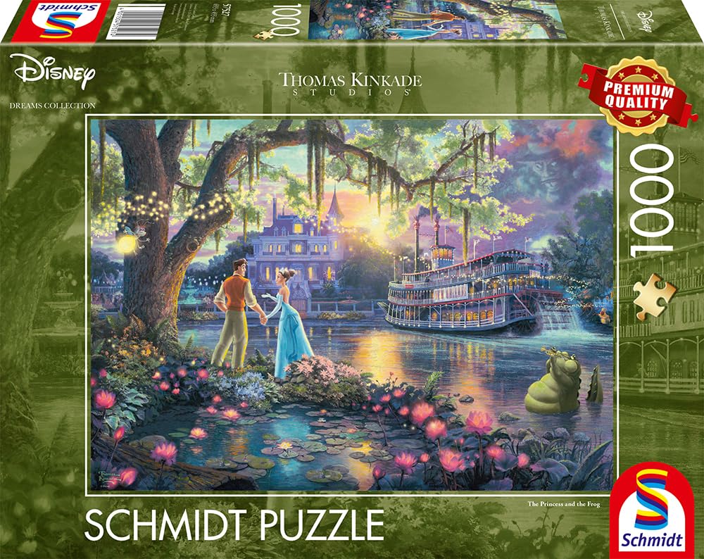 schmidt-thomas-kinkade-57527-disney-puzzle-1000-teile-frosch image 4