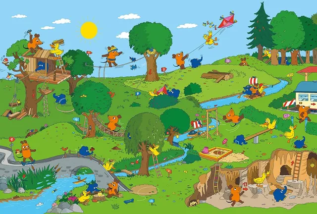 schmidt-spiele-im-spielpark-puzzle-100-teile-die-maus-ab-6-jahren image 1
