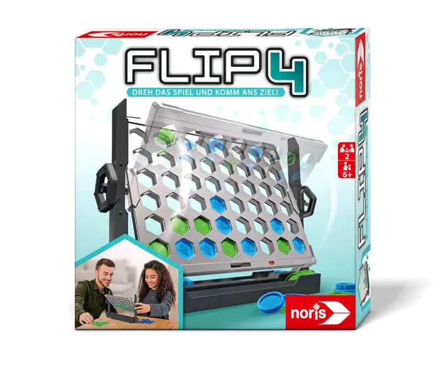 noris-flip4-deluxe-strategiespiel-4-in-einer-reihe-ab-6 image 1