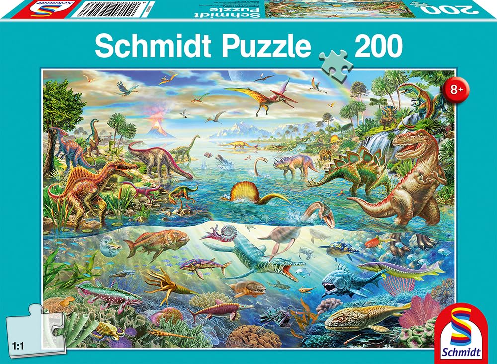 schmidt-spiele-thomas-kinkade-dinosaurier-puzzle-200-teile-ab-8 image 4