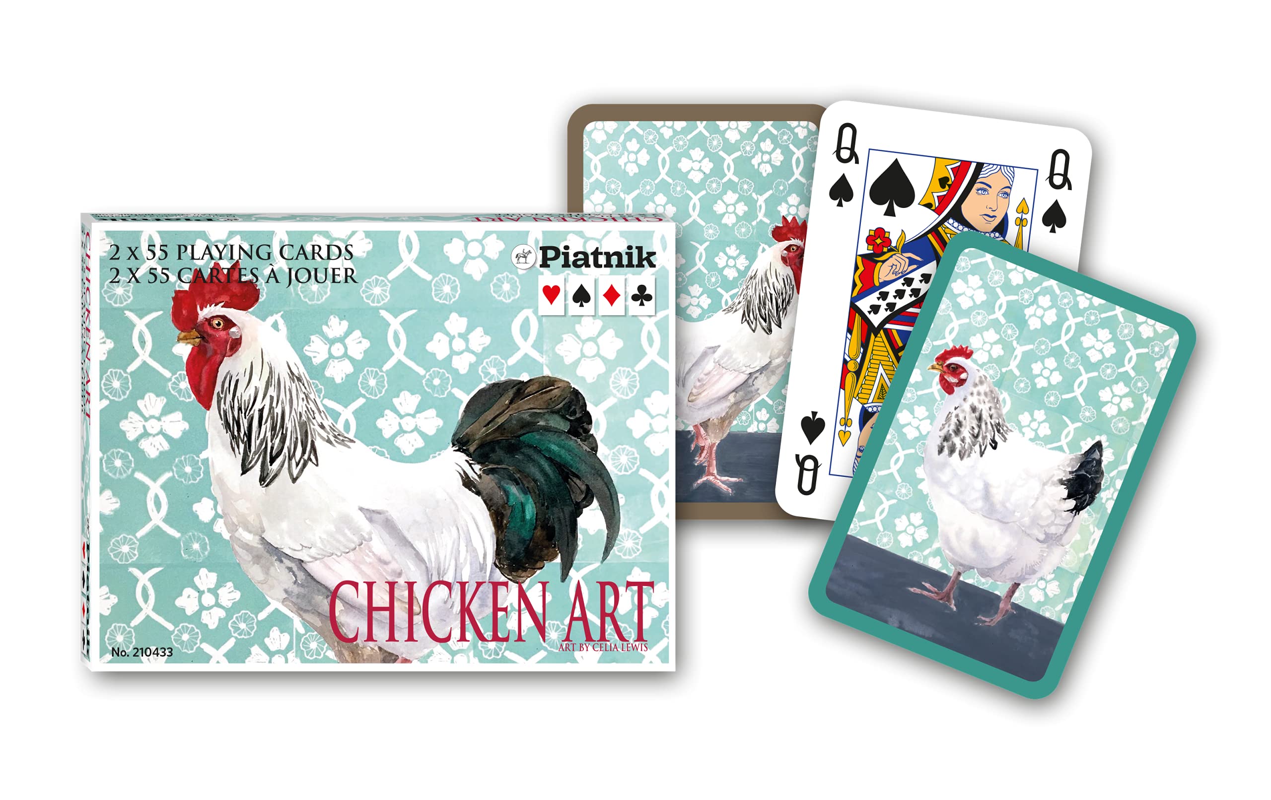 piatnik-2104-chicken-art-spielkarten-2x55-blatt image 1