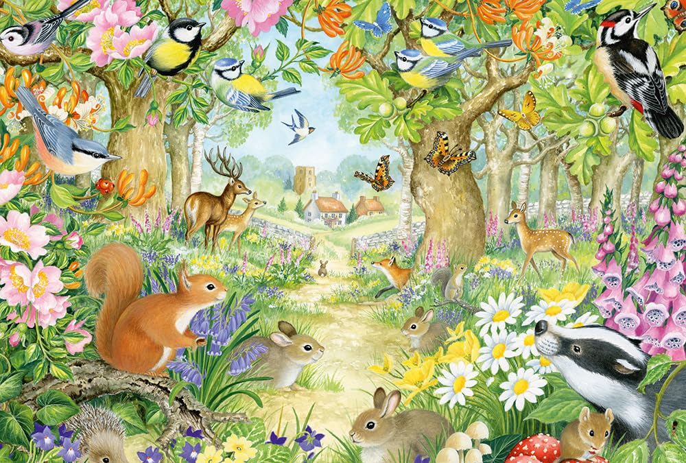 schmidt-tiere-im-wald-kinderpuzzle-100-teile-ab-6-jahren image 1