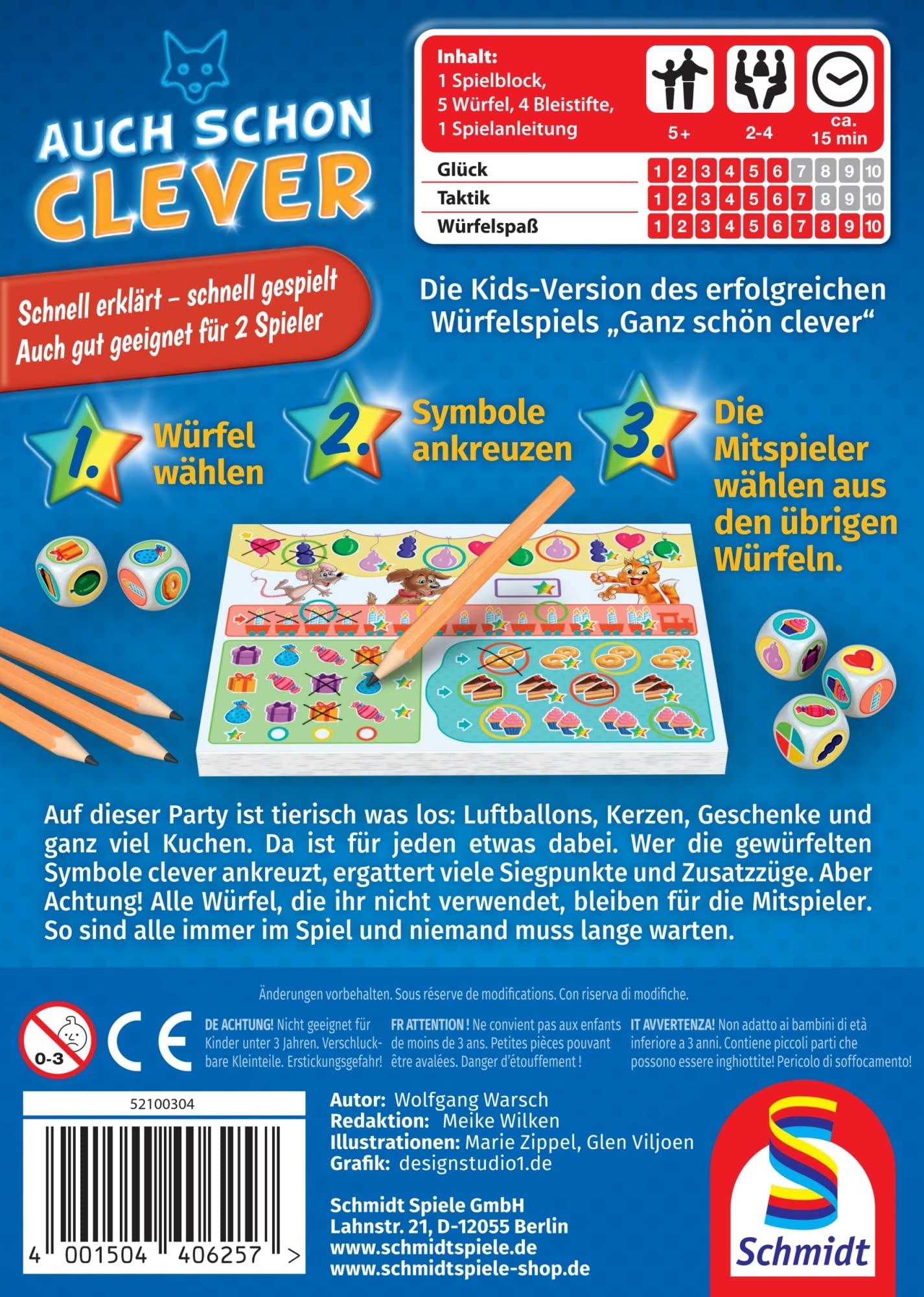 schmidt-auch-schon-clever-40625-w-rfelspiel-f-r-kinder-ab-5 image 2