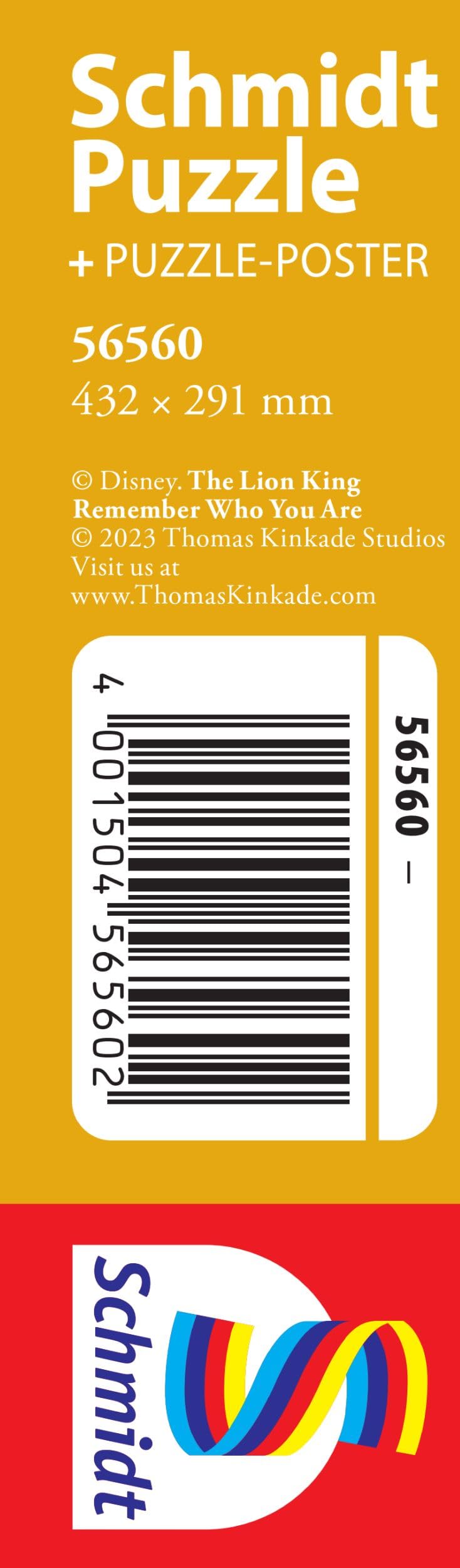 schmidt-thomas-kinkade-lion-king-puzzle-200-teile-ab-8-j image 2