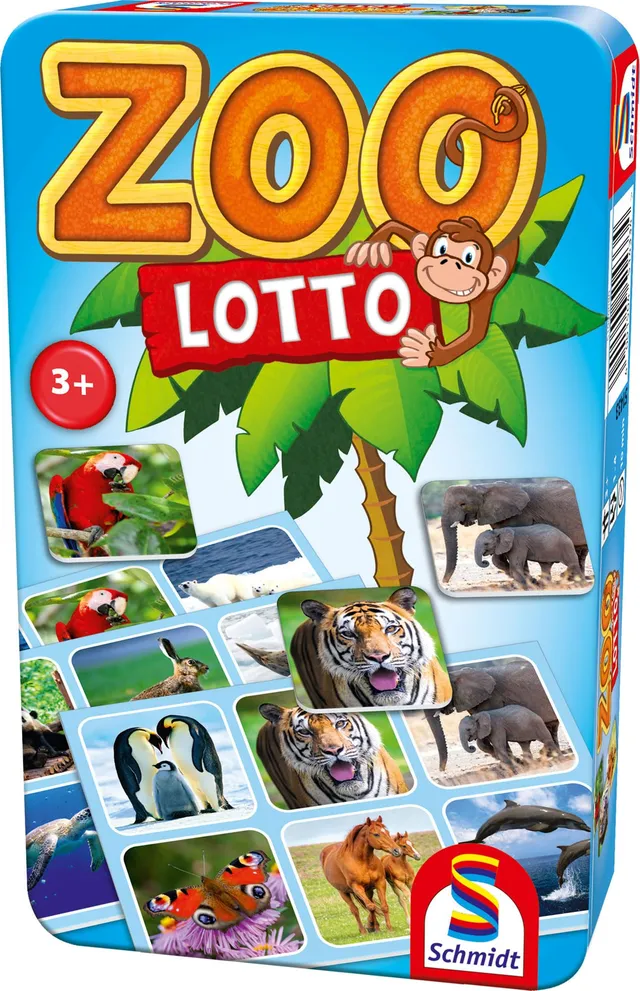 schmidt-spiele-classic-line-51433-zoo-lotto-spiel-metalldose-ab-3-jahren image 1