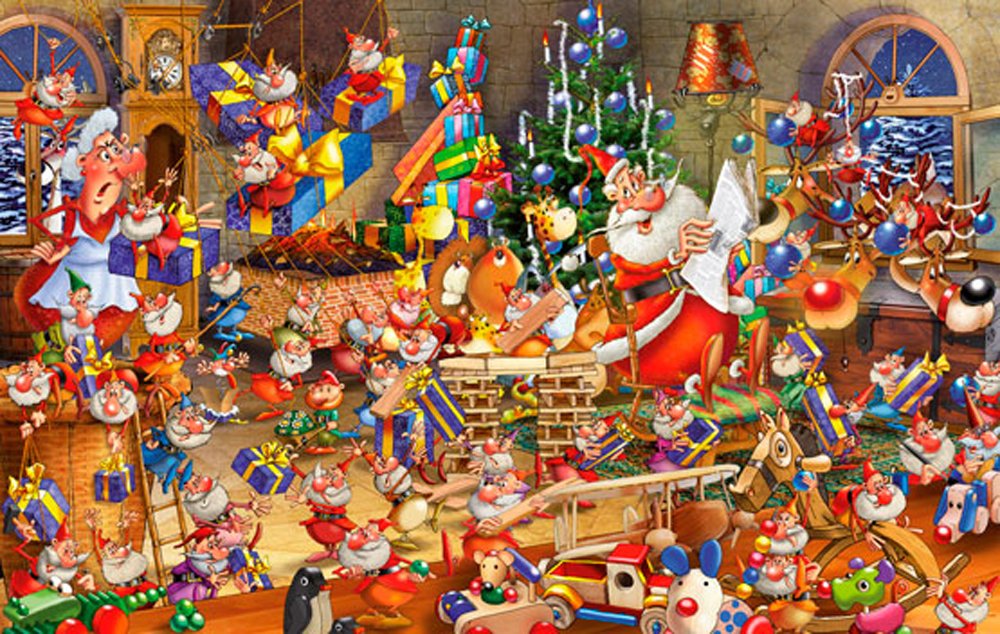 piatnik-ruyer-weihnachtsmann-puzzle-1000-teile-weihnachten image 3