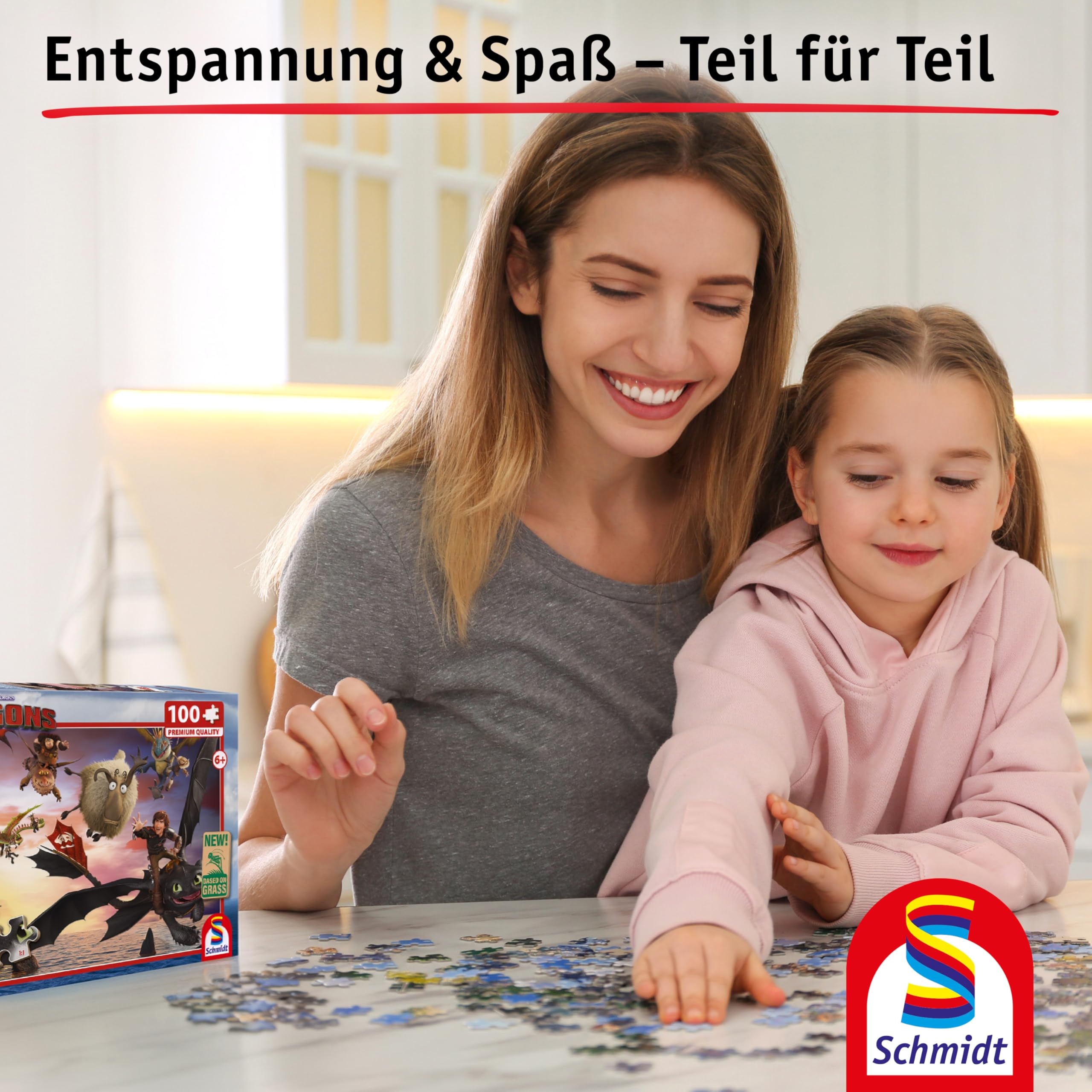 schmidt-spiele-dragons-56547-kinderpuzzle-drachenreiter-100-teile image 6