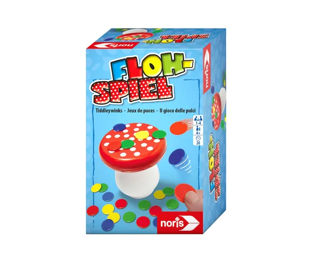 noris-deluxe-flohspiel-schnippspiel-fliegenpilz-f-r-1-4-ab-4-jahre image 1