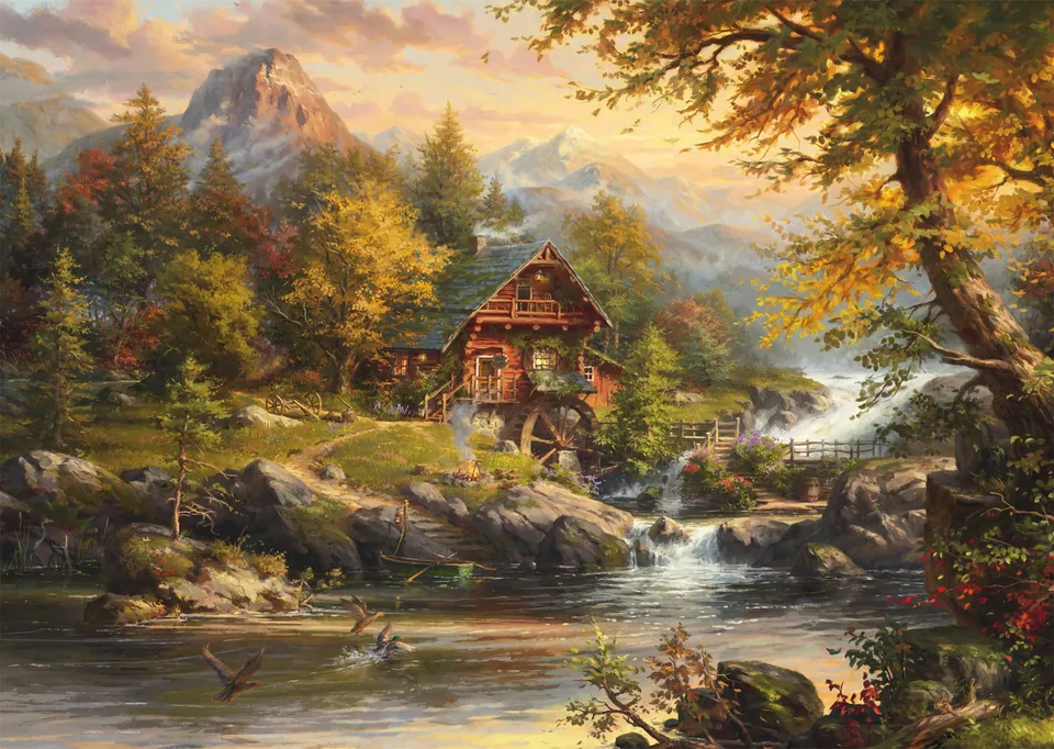 schmidt-sommerhaus-puzzle-1000-teile-69-3x49-3-cm-landschaft image 1