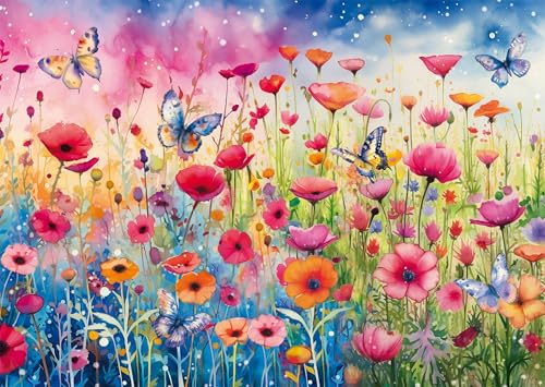 schmidt-spiele-thomas-kinkade-mohnblumenwiese-puzzle-1000-teile image 7