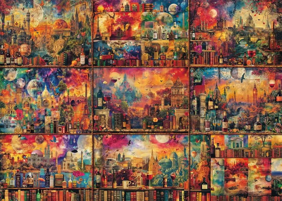schmidt-thomas-kinkade-auf-reisen-puzzle-2000-teile image 1