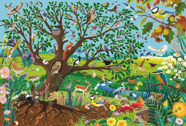 schmidt-tiere-im-garten-puzzle-60-teile-ab-5-jahren image 1