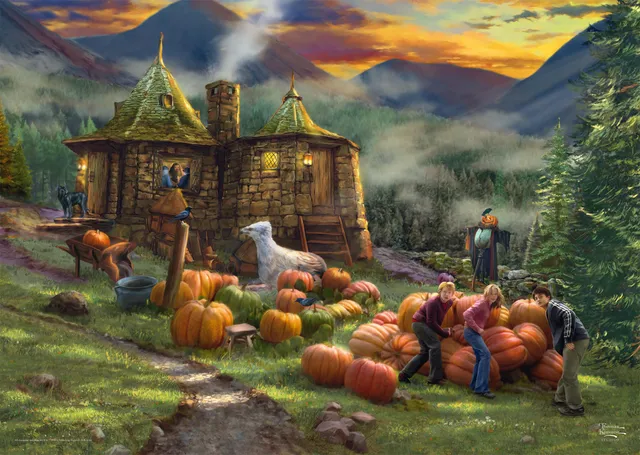 schmidt-thomas-kinkade-harry-potter-puzzle-1000-teile-hagrids-h-tte image 1