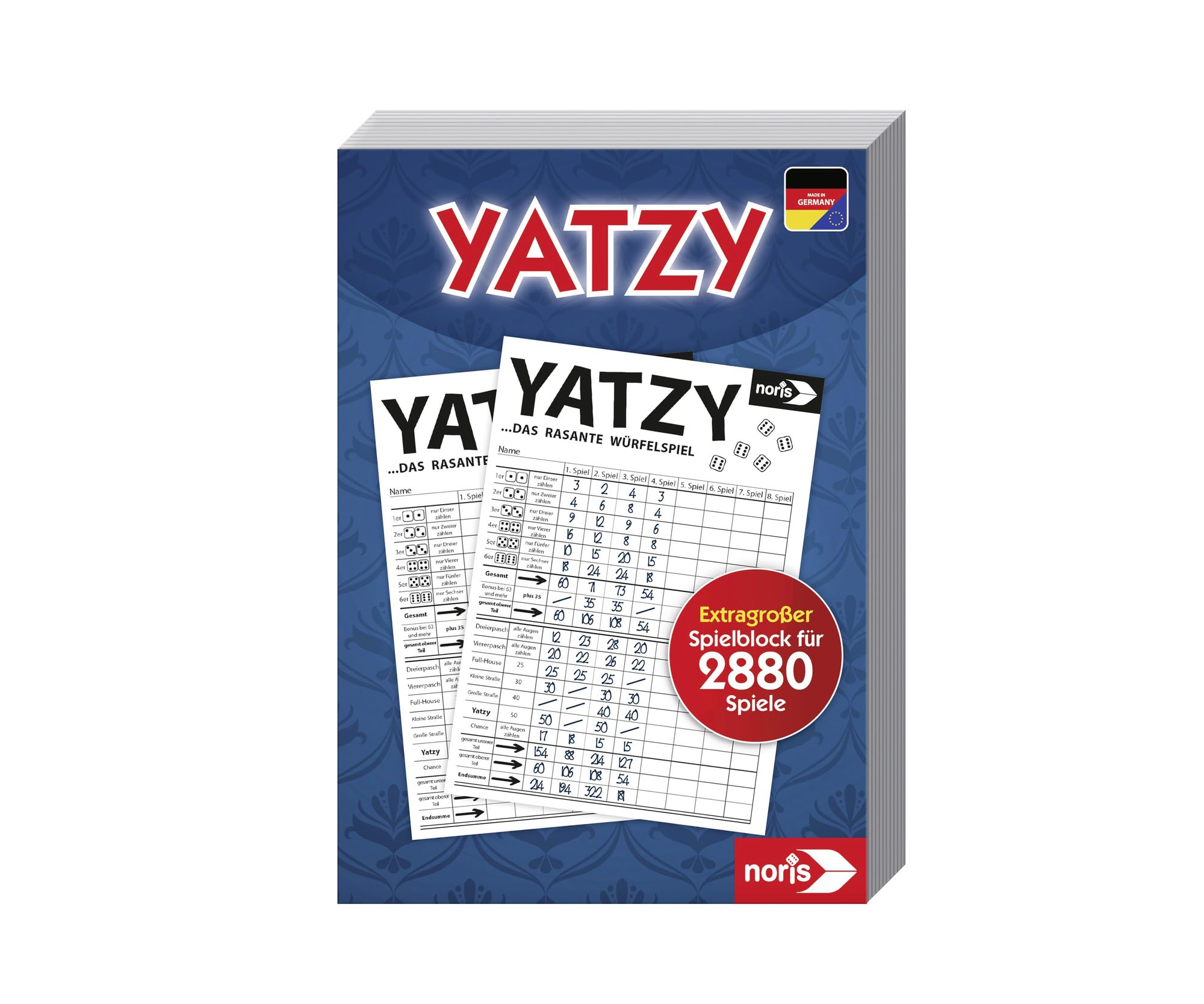 noris-deluxe-yatzy-606194320-spielblock-maxi-format-2880-spiele image 1