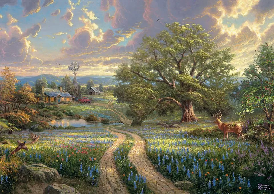schmidt-thomas-kinkade-country-living-puzzle-1000-teile image 1