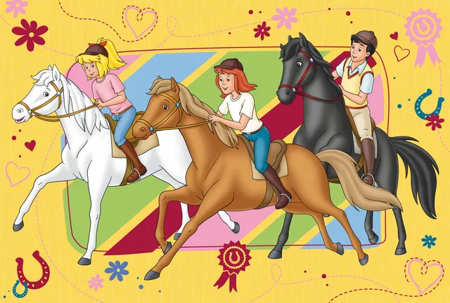 schmidt-bibi-tina-pferdeliebe-kinderpuzzle-200-teile-ab-8-j image 1