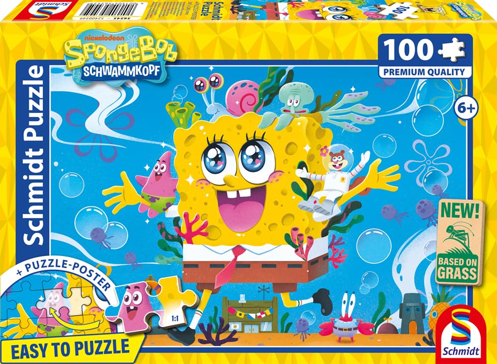 schmidt-spiele-spongebob-56545-kinderpuzzle-100-teile-ab-6-j image 4