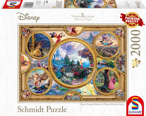 schmidt-spiele-thomas-kinkade-disney-dreams-59607-puzzle-2000-teile image 8