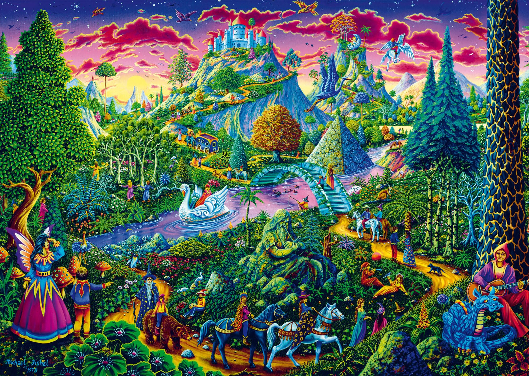 schmidt-spiele-58612-fantastische-m-rchenwelt-puzzle-1000-teile image 1