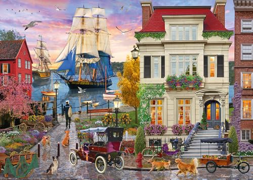 schmidt-spiele-thomas-kinkade-schiff-im-hafen-puzzle-1000-teile image 5