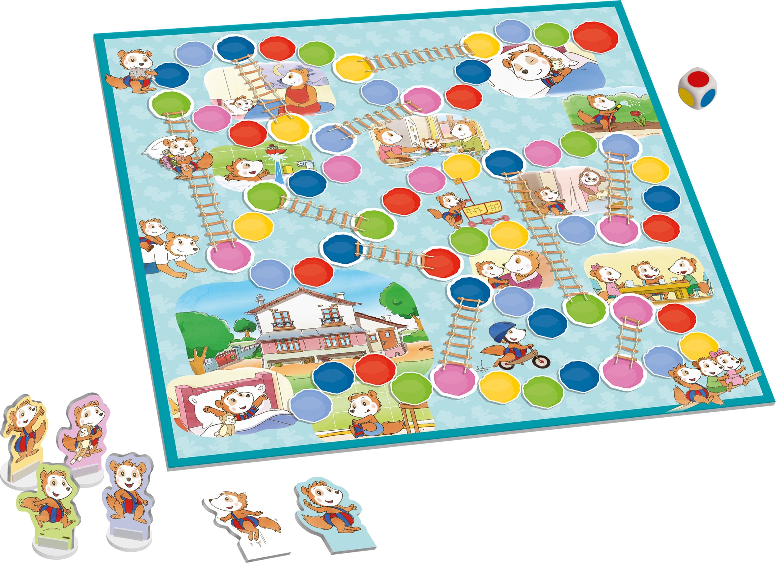 schmidt-spiele-classic-line-bobo-siebenschl-fer-leiterspiel-metalldose image 4